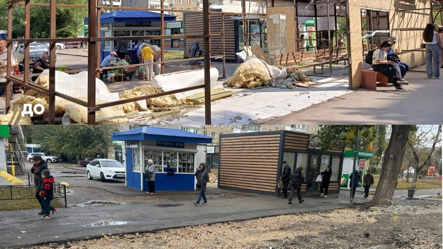 В Энгельсе сносят нелегальные ларьки