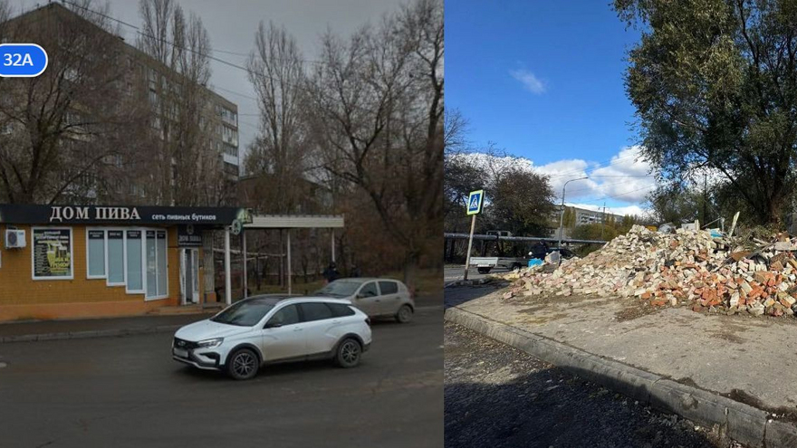 В Саратове разрушили Дом пива