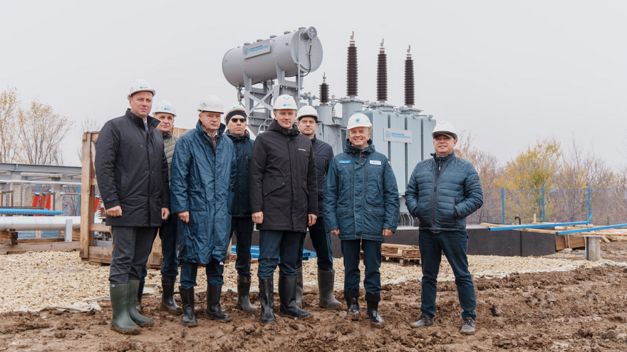 Делегация Россети Волга оценила готовность строящейся подстанции 110 кВ Высота в Саратове