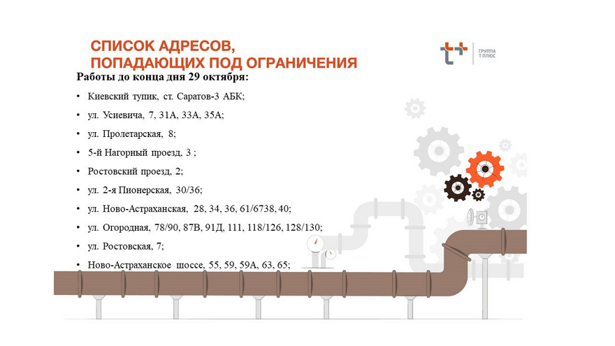 Жители Ленинского, Заводского районов и центра Саратова остались без отопления и горячей воды