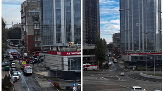 В небоскребе у саратовского моста проводят учения