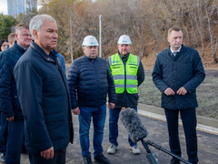 Набережную под мостом Саратов-Энгельс откроют в ноябре