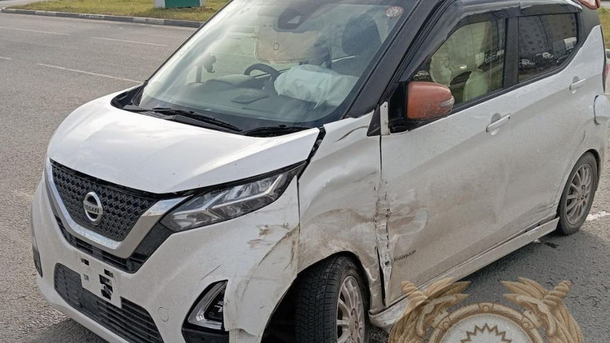 В Балакове столкнулись Nissan и Kia K5