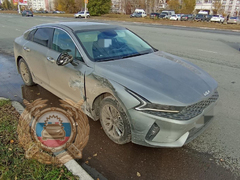 В Балакове столкнулись Nissan и Kia K5