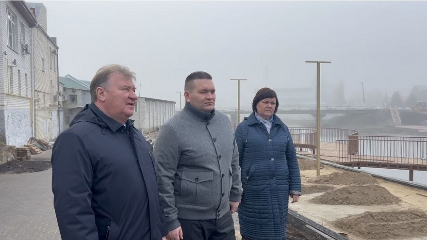 Депутат Госдумы Андрей Воробьев: благоустройство Баланды в Калининске должны завершить до конца года