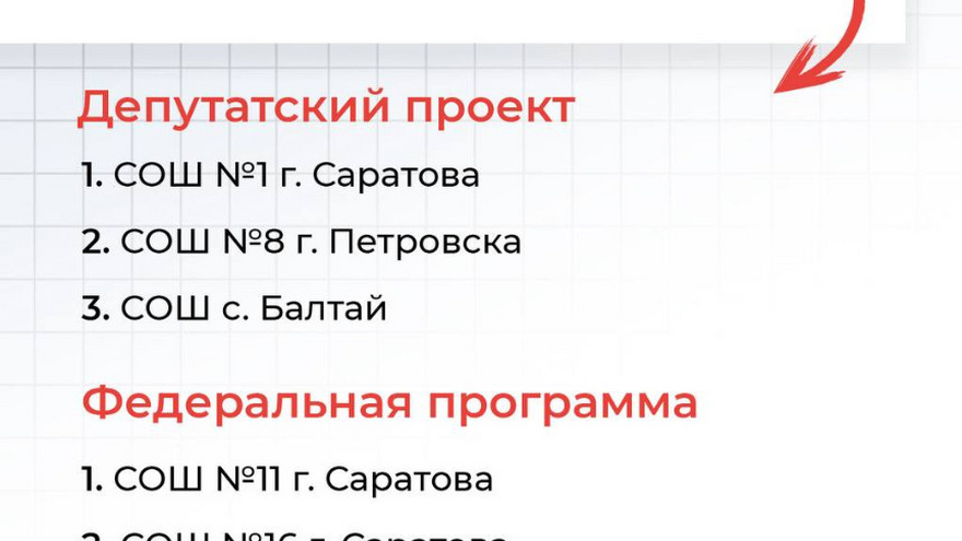 В Саратовской области отремонтируют 21 школу в 2026 году
