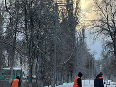 Непогода в Балашове: часть горожан осталась без света, воды и тепла