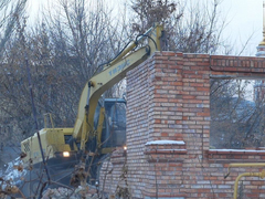 В Саратове начали снос домов для строительства транспортных развязок