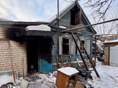 В первый день нового года на пожаре в Саратове погиб мужчина