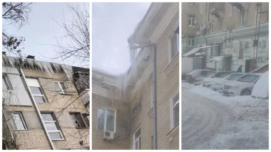 Сосульки на крышах, сугробы и мусор во дворах: саратовские власти собираются наказать недобросовестные УК