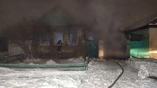 На пожаре в Марксе погиб мужчина
