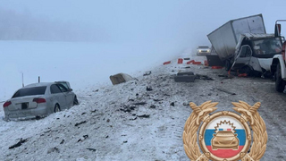 Под Саратовом водитель погиб в столкновении легковушки с грузовиком