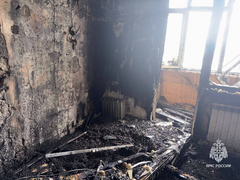 Мужчина погиб на пожаре в саратовской двухэтажке