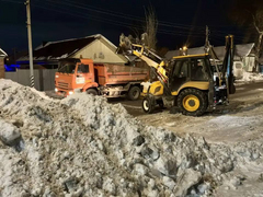 В Энгельсском районе вывезли 1,7 тысячи кубометров снега