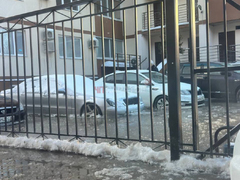 В центре Саратова из-за потопа встали троллейбусы