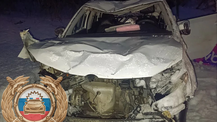 Под Саратовом перевернулся Volkswagen с женщиной и девочкой