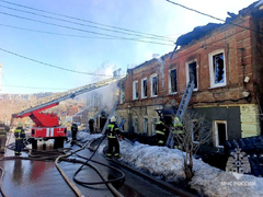 В горевшем доме в центре Саратова нашли труп