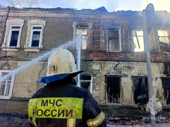 В горевшем доме в центре Саратова нашли труп