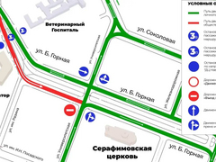 В Саратове на время изменили схему движения в районе Навигатора