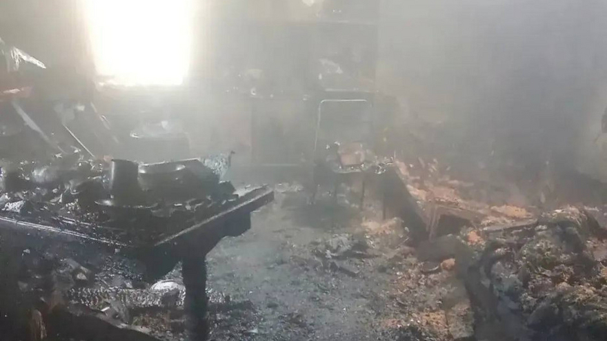 В Турках на пожаре погибли двое мужчин