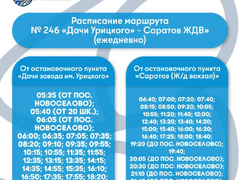 В Саратове вернули 10 дачных автобусных маршрутов