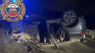 Двое пострадали в перевернувшейся легковушке под Энгельсом