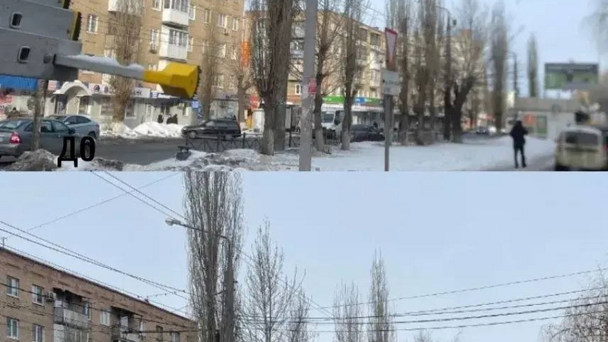 В Энгельсском районе демонтируют незаконные билборды и киоски