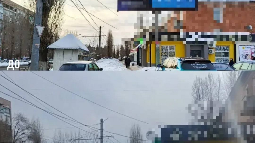 В Энгельсском районе демонтируют незаконные билборды и киоски