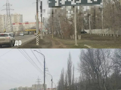 В Энгельсском районе демонтируют незаконные билборды и киоски