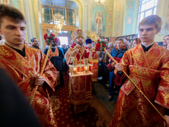 В Саратове встретили Благодатный огонь из Иерусалима