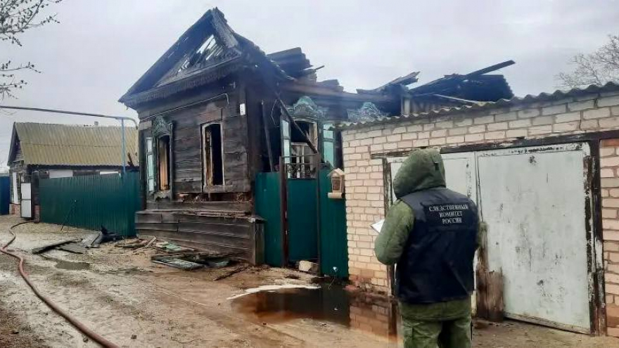 Под Саратовом в горящем доме погибла пенсионерка