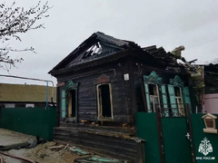 Под Саратовом в горящем доме погибла пенсионерка