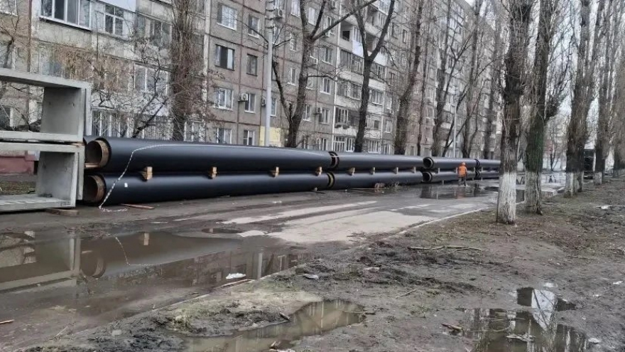 Т Плюс модернизирует теплотрассу на улице Степана Разина для комфорта в домах