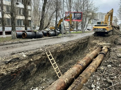 Т Плюс модернизирует теплотрассу на улице Степана Разина для комфорта в домах
