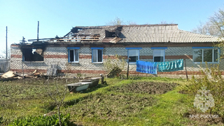 На крупном пожаре в Саратовской области обгорел мужчина