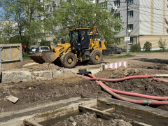 В Энгельсе начали снос незаконных строений у места ремонта коллектора