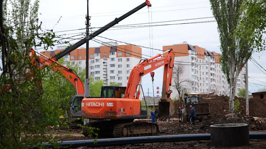 Поврежденный участок коллектора в Энгельсе локализован
