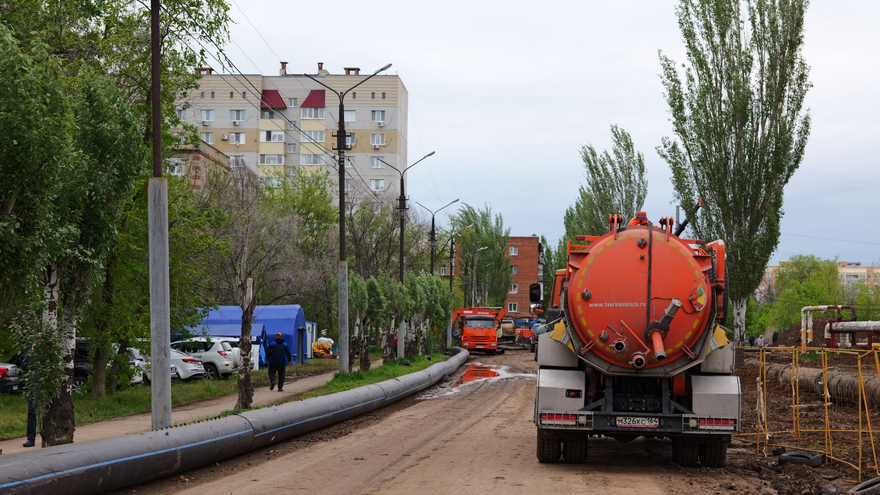 Поврежденный участок коллектора в Энгельсе локализован