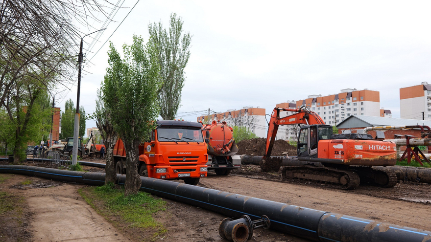 Поврежденный участок коллектора в Энгельсе локализован