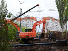 Поврежденный участок коллектора в Энгельсе локализован