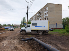 Поврежденный участок коллектора в Энгельсе локализован