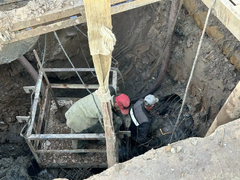 В Энгельсе готовятся к замене поврежденного участка коллектора