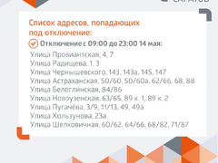В двух районах Саратова отключат горячую воду