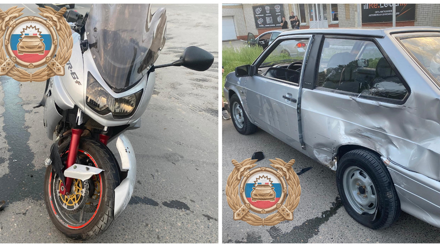 В Энгельсе покалечился мотоциклист