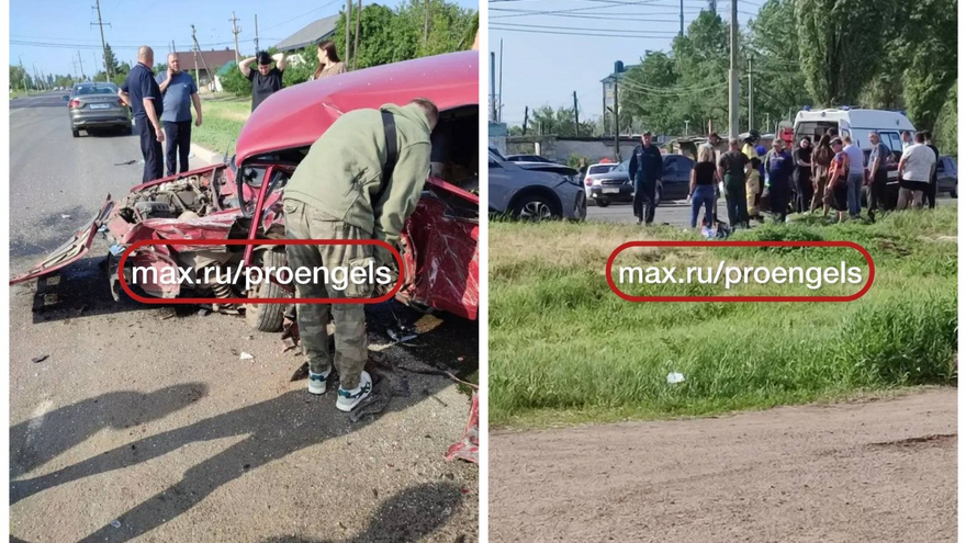 Очевидцы: в Энгельсском районе произошло ДТП с пострадавшими