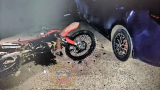 В Саратове питбайкер травмировался в ночном ДТП с иномаркой