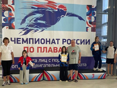 Саратовские пловцы-инвалиды завоевали 37 медалей на чемпионате России