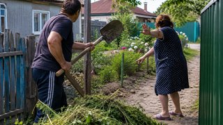 В Балашове спор двух соседей привел к удару лопатой и уголовному делу