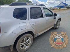 Под Энгельсом кроссовер задавил пожилого велосипедиста