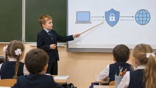 Саратовские первоклассники объяснили волонтеру принцип работы VPN
